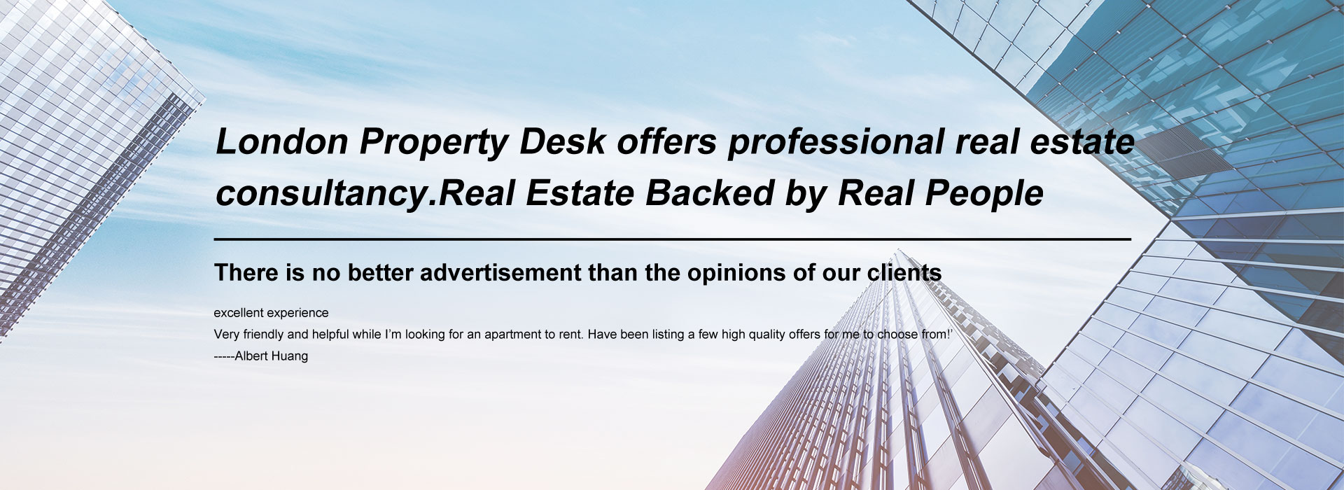 London Property Desk offers professional real estate consultancy